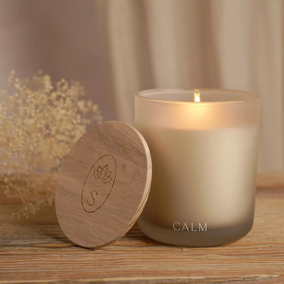 Serenity Calm Candle 270g Lavender, Vanilla, Patchouli