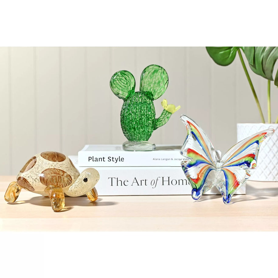 Objets d'art Glass Figurine - Cactus