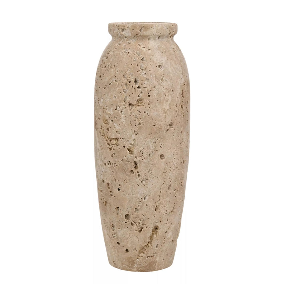 Hestia Travertine Vase