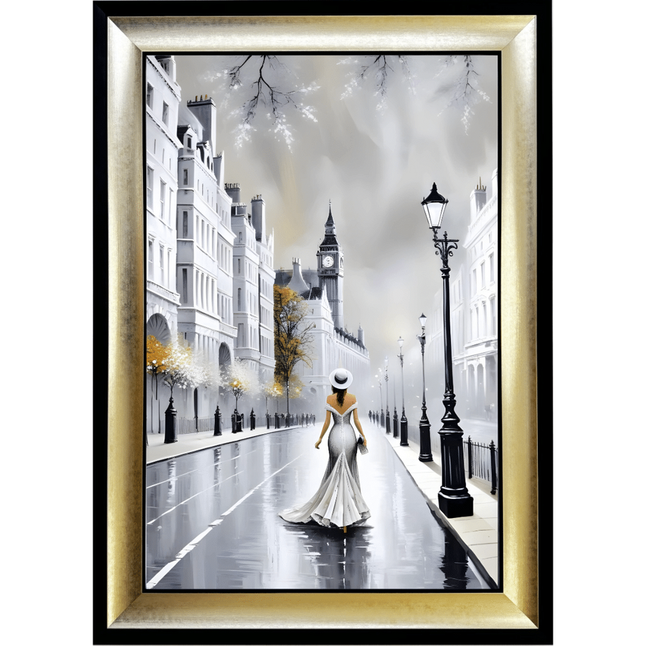 Fashionably Late - Framed Wall Art