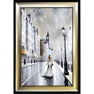 Fashionably Late - Framed Wall Art