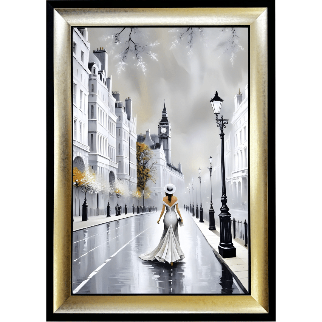 Fashionably Late - Framed Wall Art