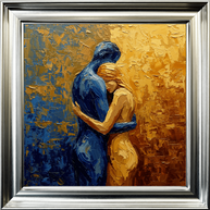 The Hug - Abstract Wall Art
