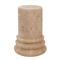 Hestia Travertine Column Bookends