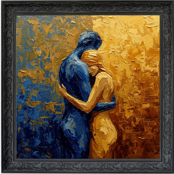 The Hug - Abstract Wall Art