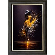 Verdant Flash Lady - Framed Wall Art