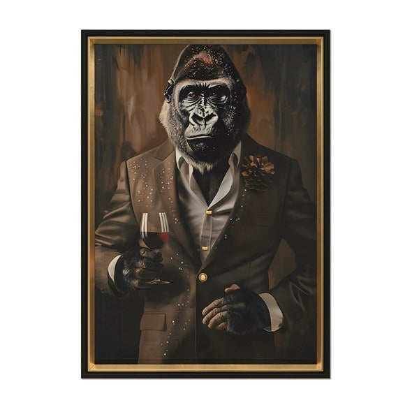 Gorilla Crystal Print
