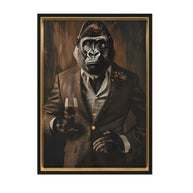 Gorilla Crystal Print