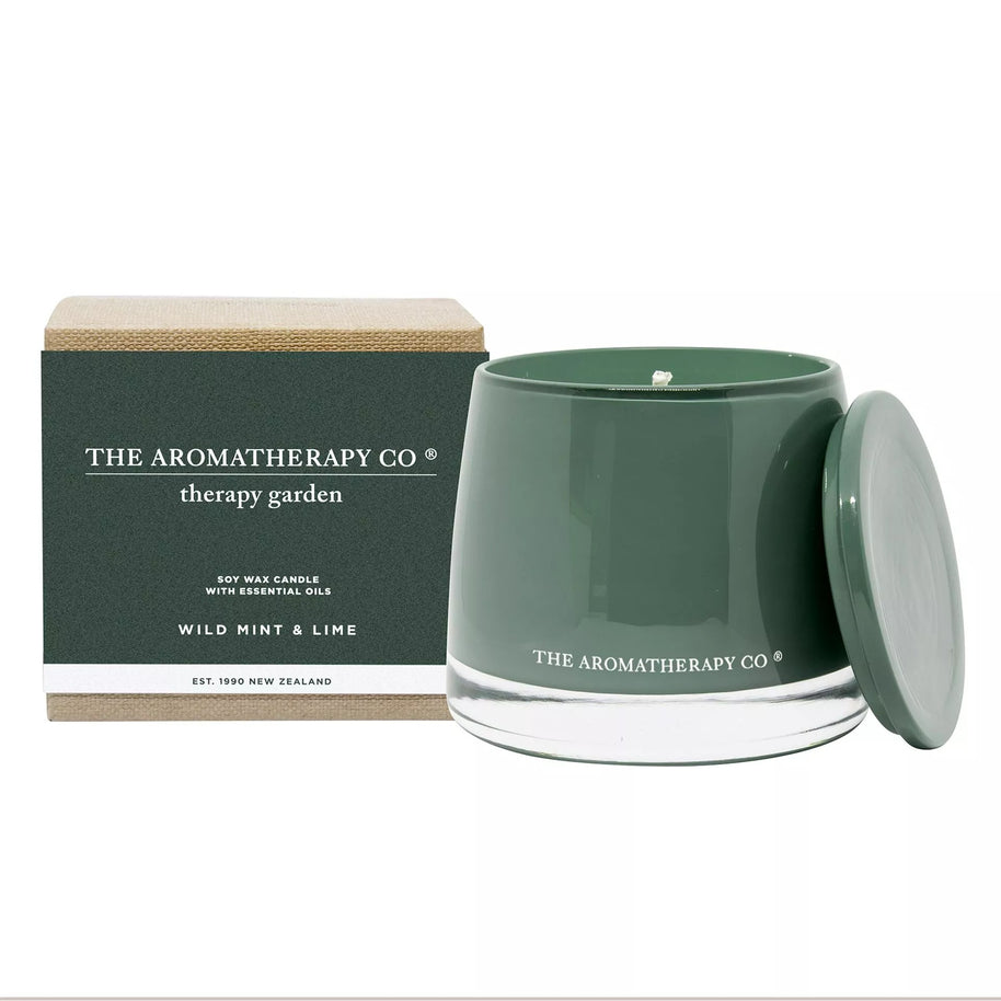260g Therapy Garden Candle Wild Lime & Mint