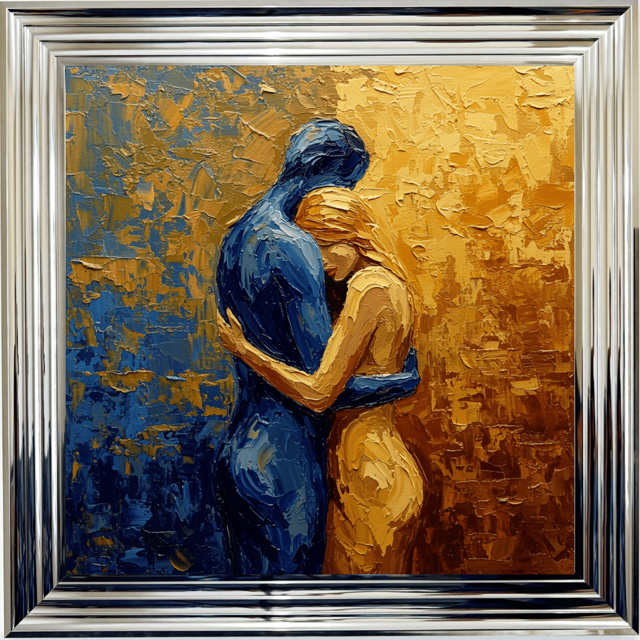 The Hug - Abstract Wall Art