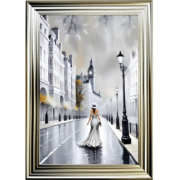 Fashionably Late - Framed Wall Art