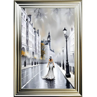 Fashionably Late - Framed Wall Art
