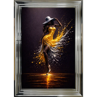 Verdant Flash Lady - Framed Wall Art