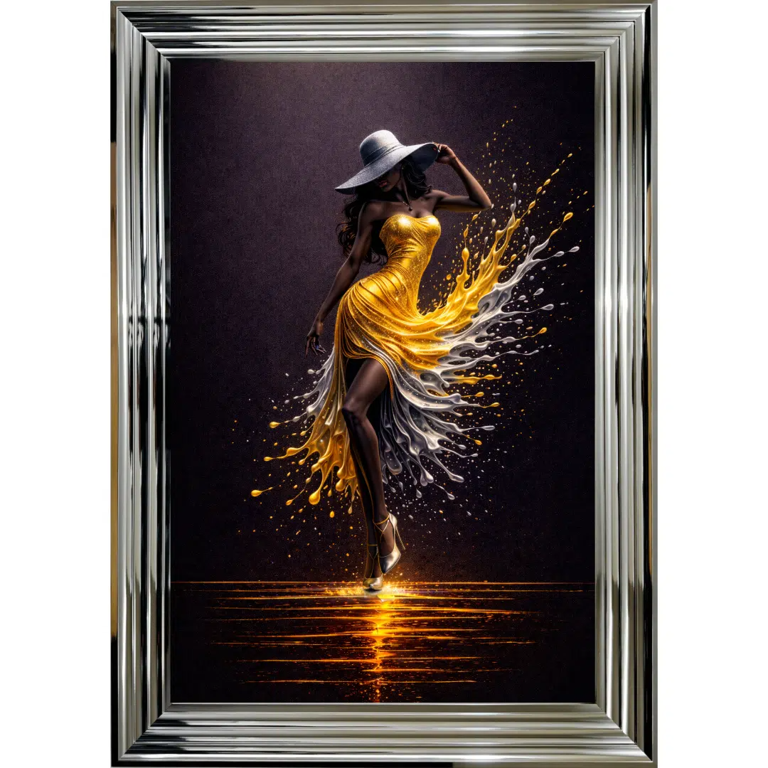 Verdant Flash Lady - Framed Wall Art