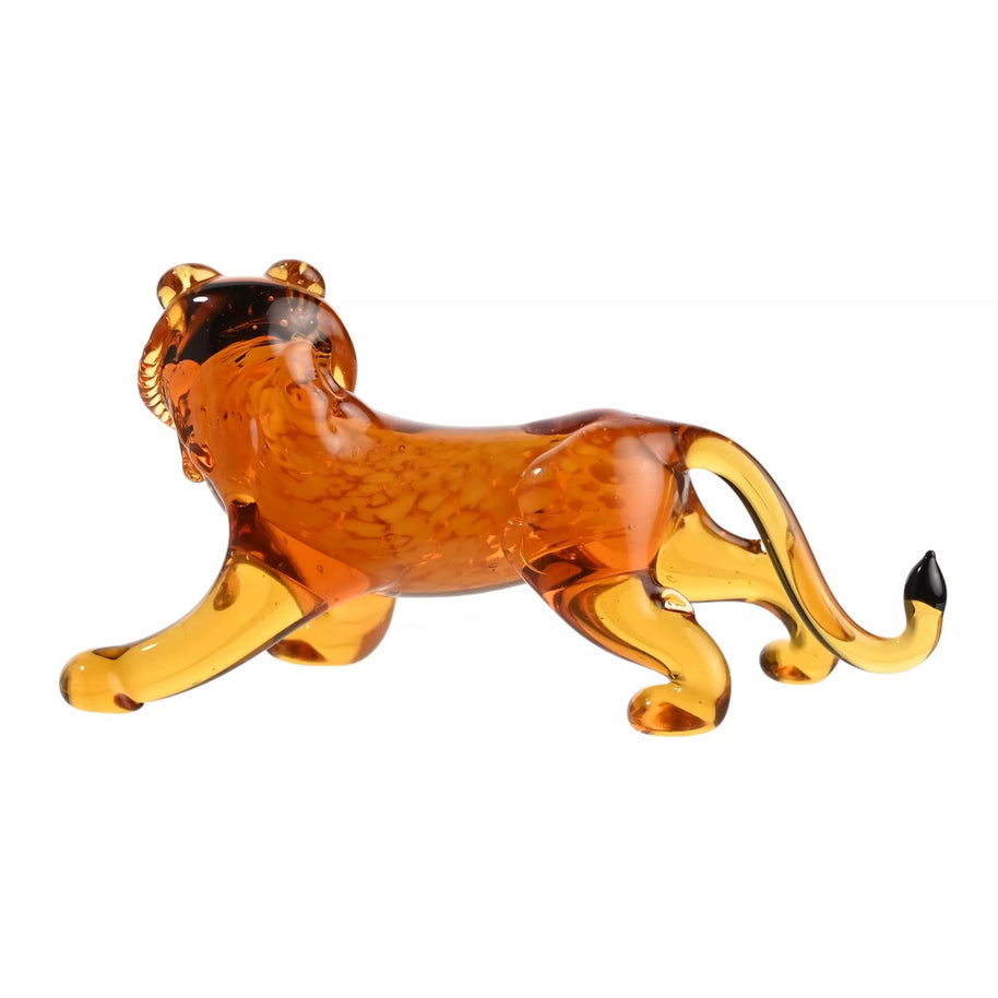 Objets d'art Miniature Glass Figurine - Lion