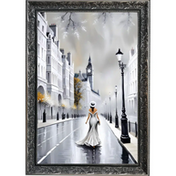 Fashionably Late - Framed Wall Art