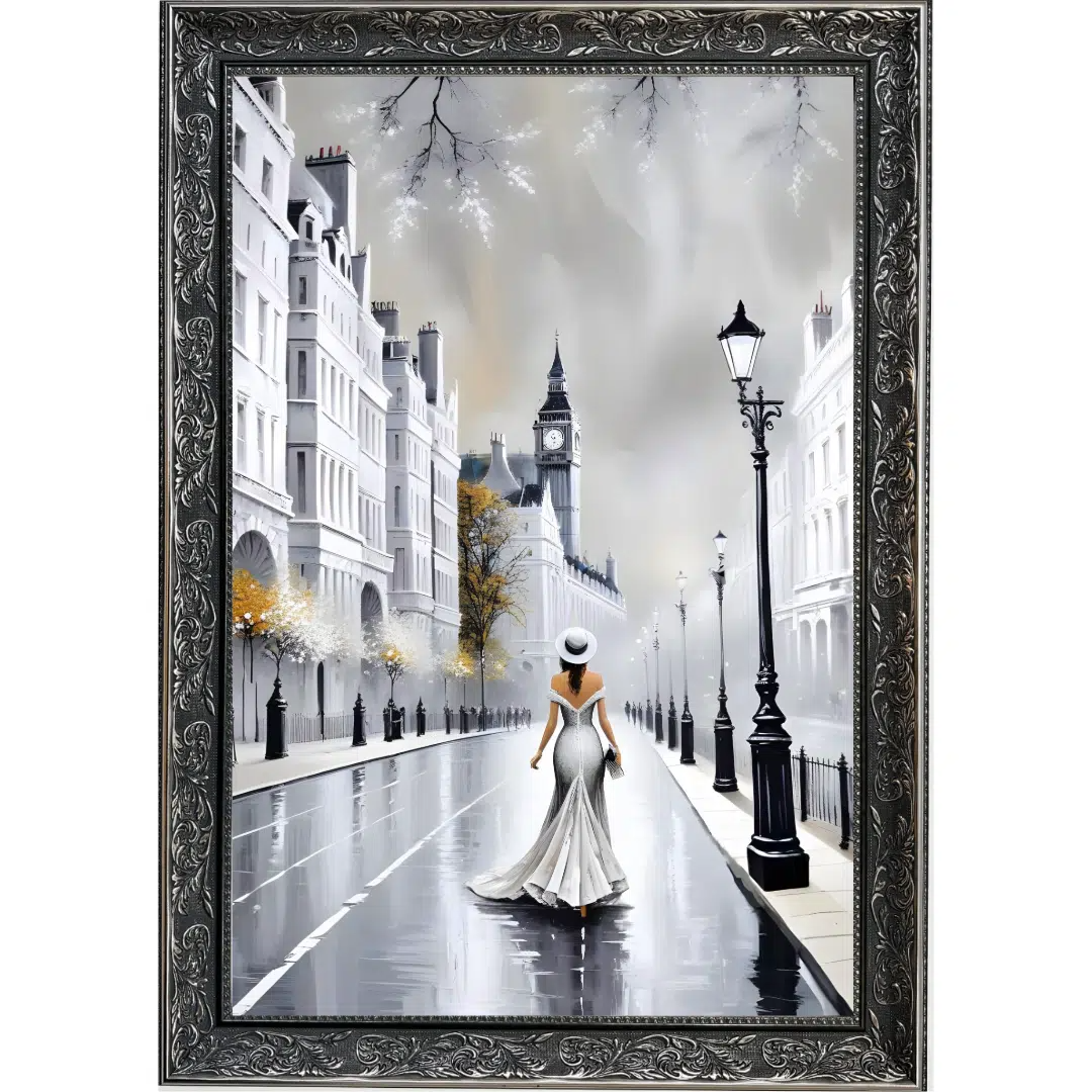 Fashionably Late - Framed Wall Art