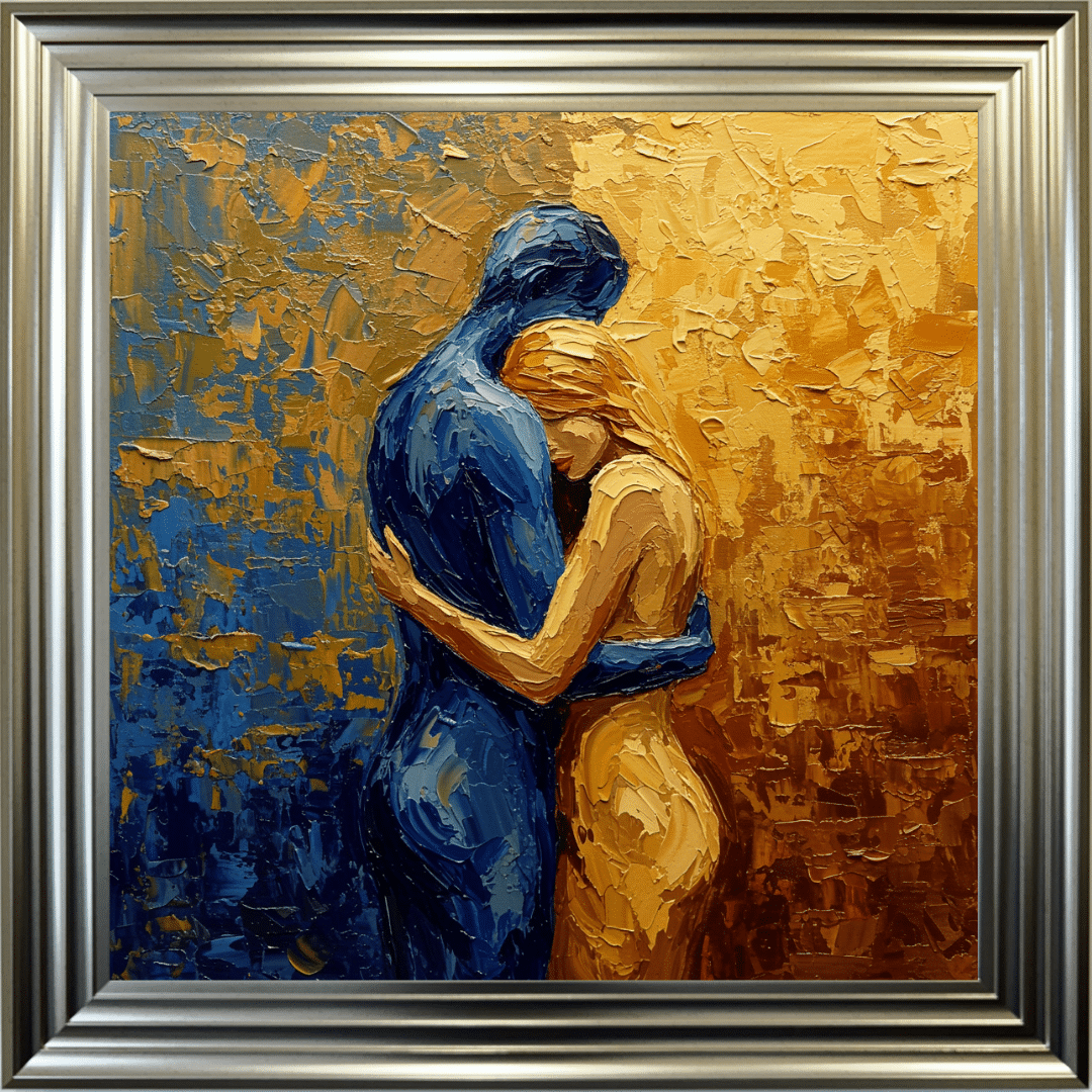 The Hug - Abstract Wall Art