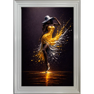 Verdant Flash Lady - Framed Wall Art
