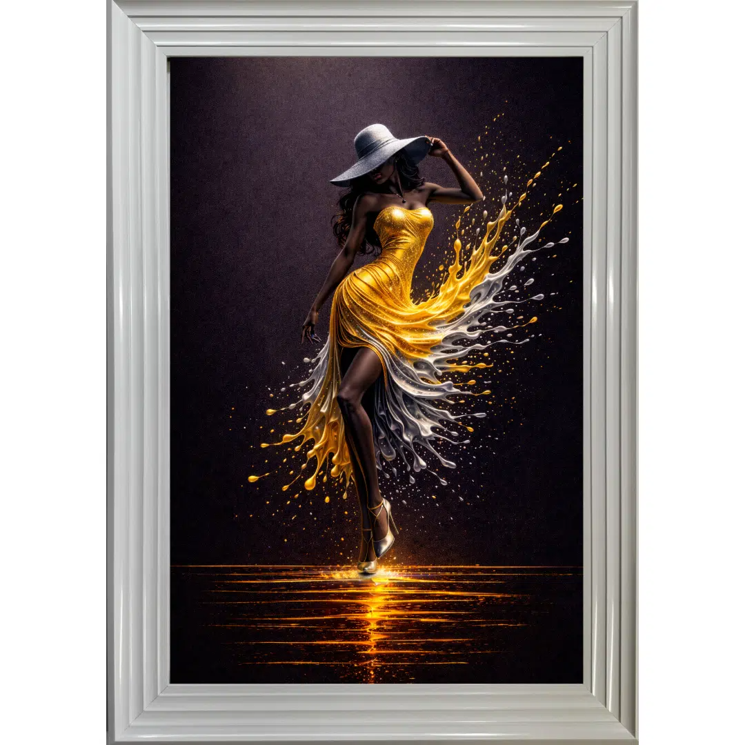 Verdant Flash Lady - Framed Wall Art