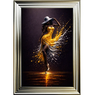 Verdant Flash Lady - Framed Wall Art