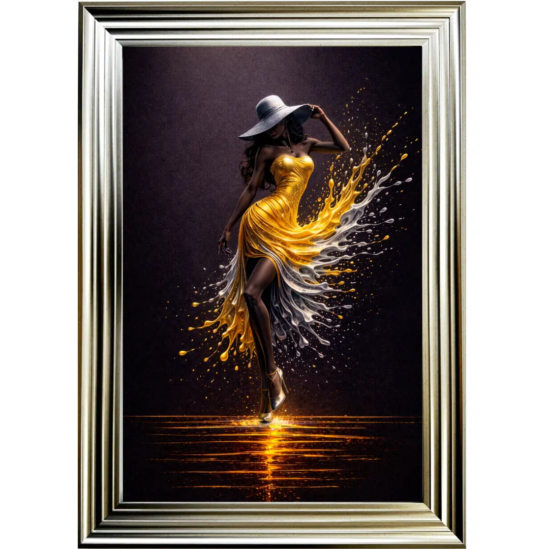 Verdant Flash Lady - Framed Wall Art
