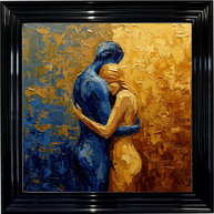 The Hug - Abstract Wall Art
