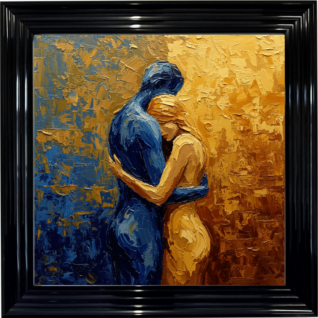 The Hug - Abstract Wall Art