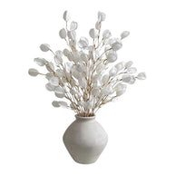 White Flower Ceramic Pot 63cm